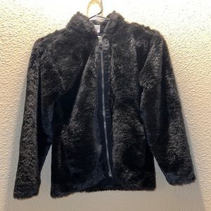 Wonder Nation Girls Jackets & Coats Wonder Nation Faux Fur Jacket